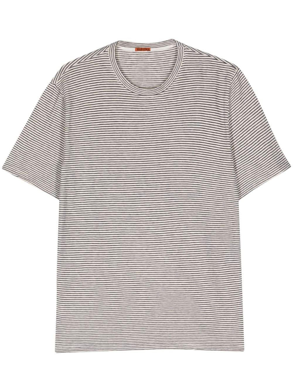 Barena striped short-sleeve T-shirt - Neutrals von Barena