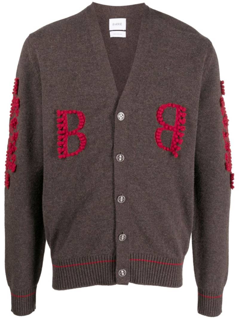 Barrie 3D-knit cashmere cardigan - Brown von Barrie