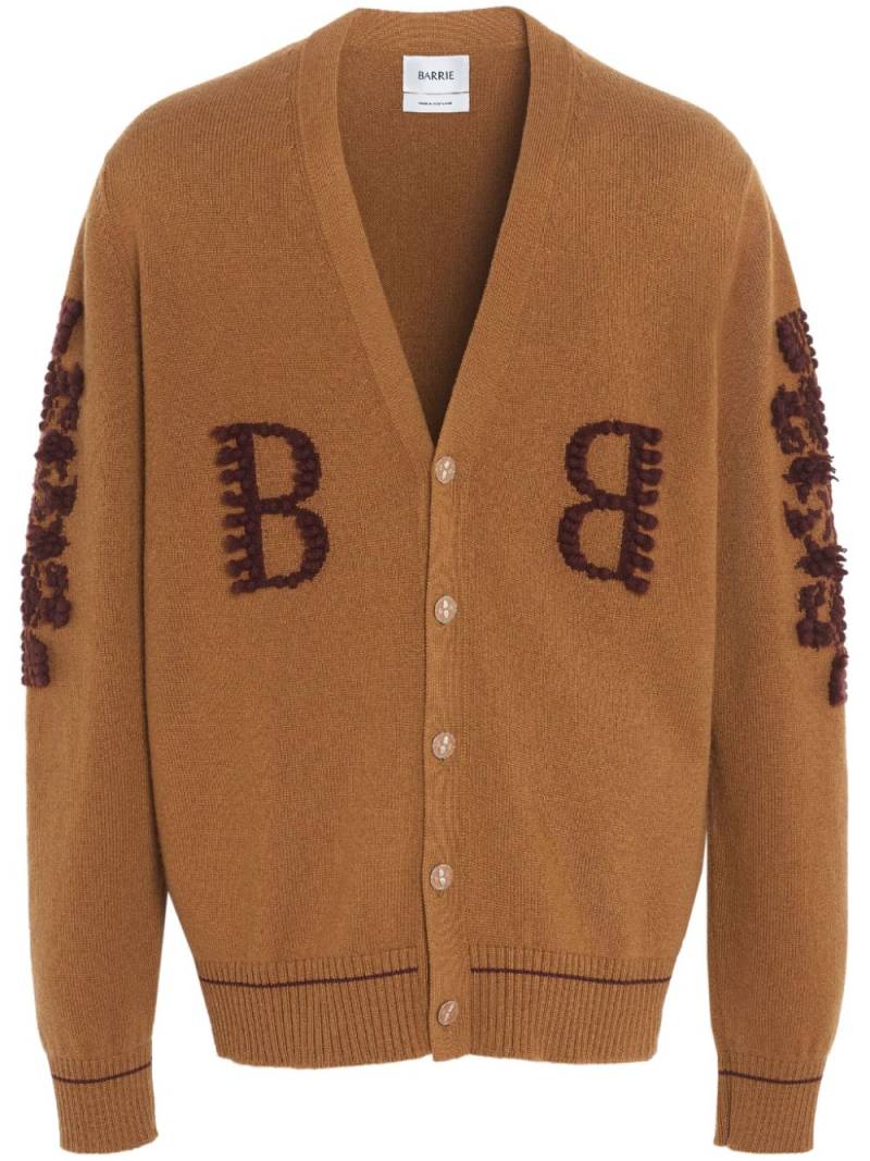 Barrie 3D-knit cashmere cardigan - Brown von Barrie