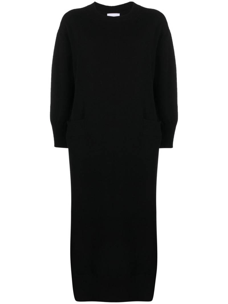 Barrie Iconic knit midi dress - Black von Barrie