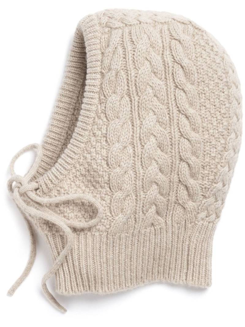 Barrie cashmere balaclava - Neutrals von Barrie