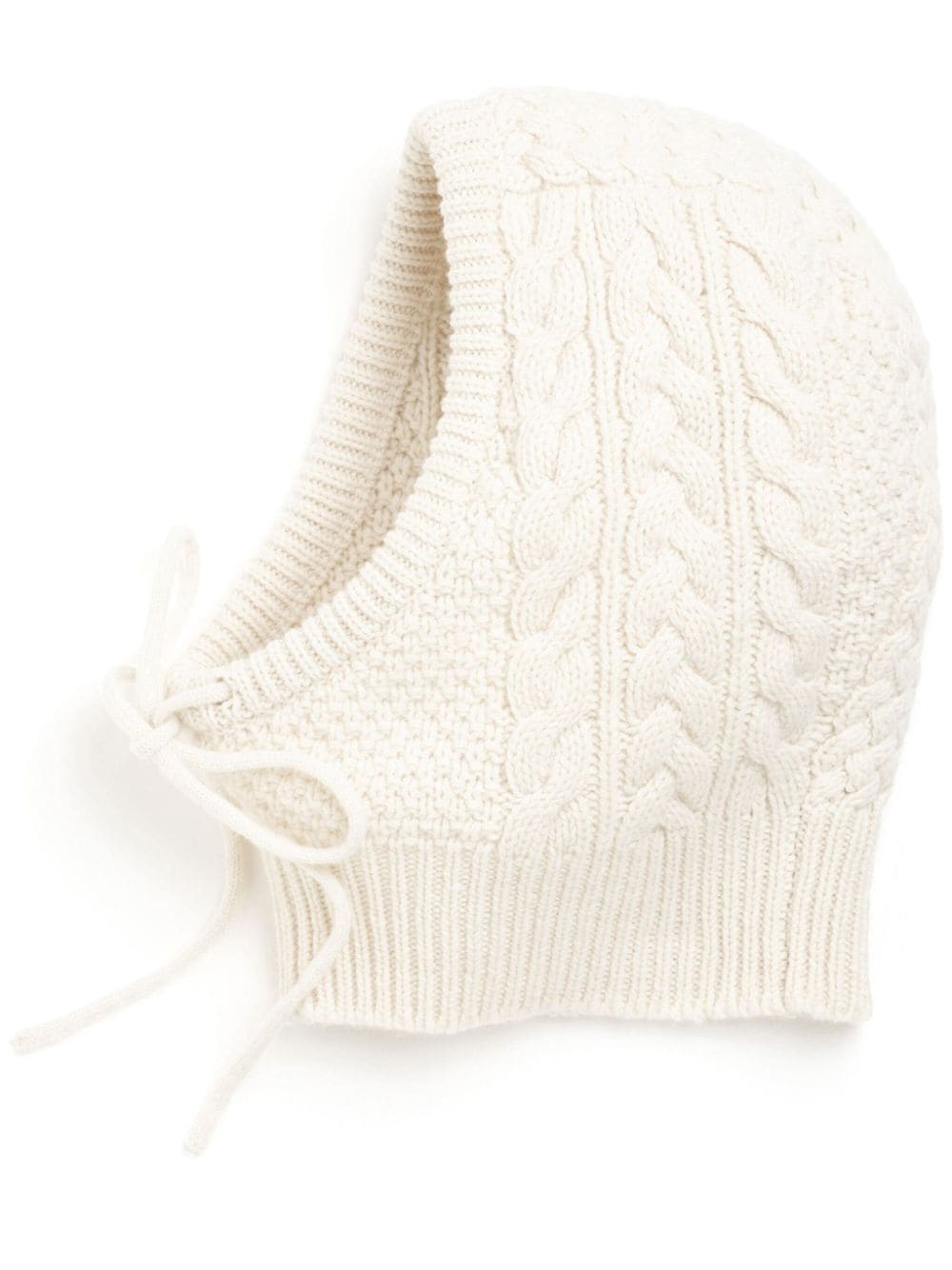 Barrie cashmere balaclava - White von Barrie