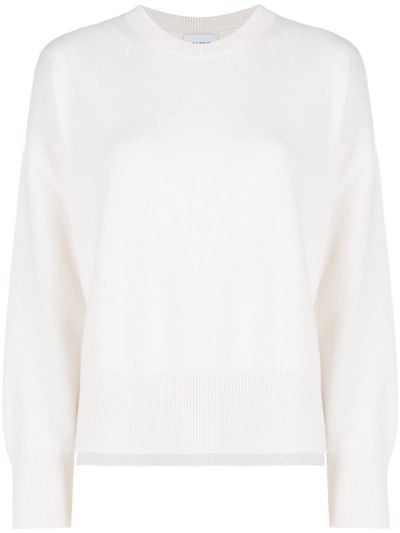 Barrie cashmere fine-knit jumper - White von Barrie