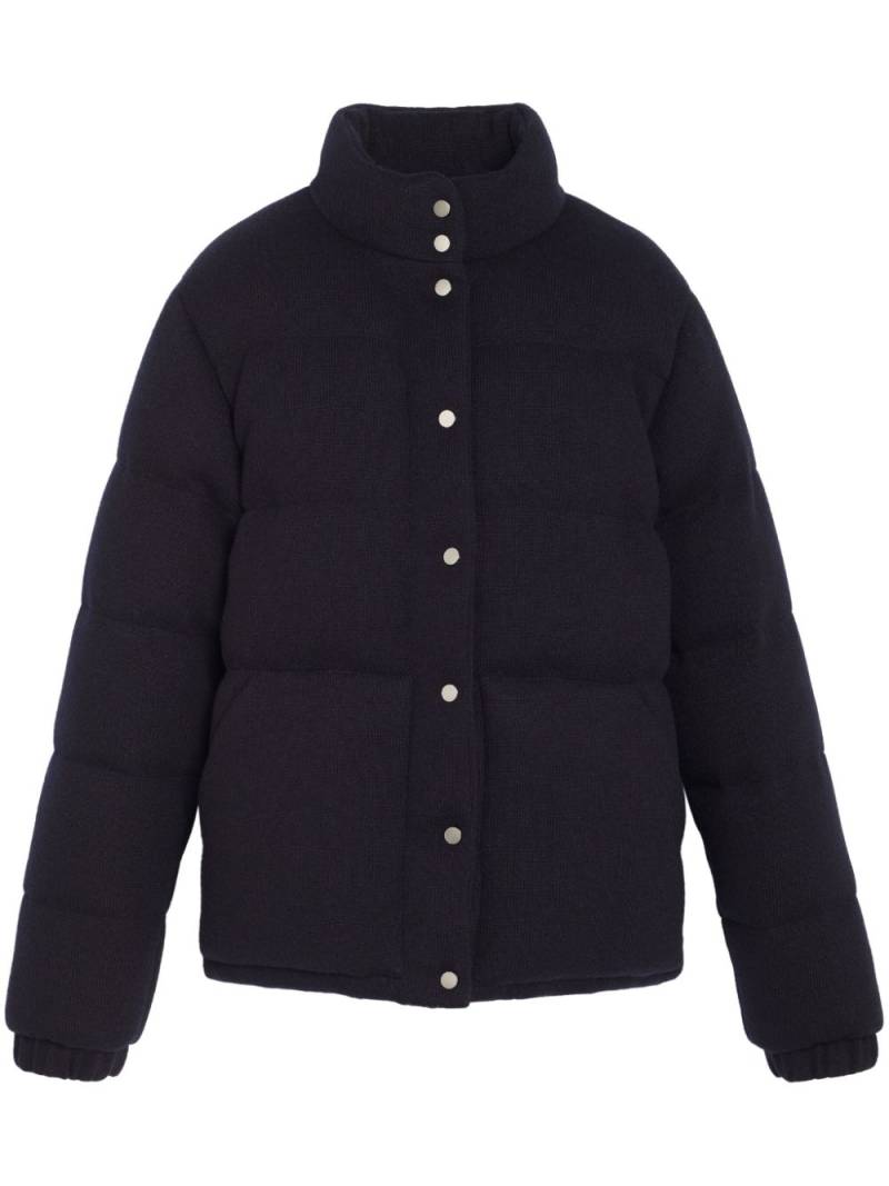 Barrie cashmere puffer jacket - Black von Barrie