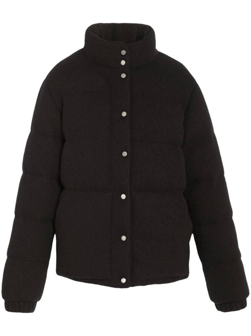 Barrie cashmere puffer jacket - Black von Barrie