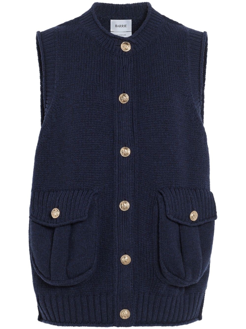 Barrie chunky-knit vest - Blue von Barrie