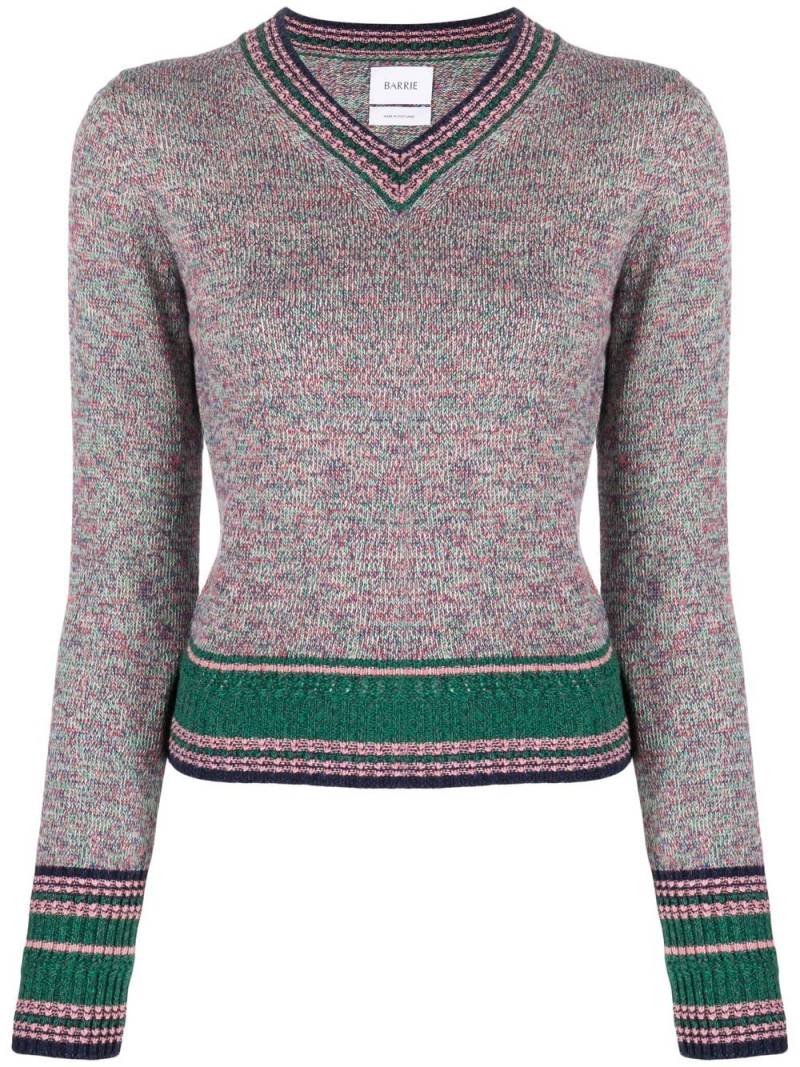 Barrie V-neck cashmere sweater - Pink von Barrie