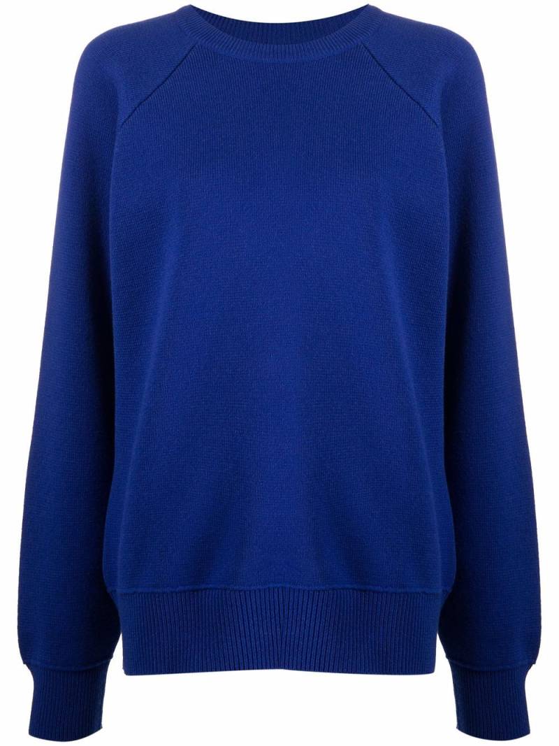 Barrie crewneck cashmere-cotton sweatshirt - Blue von Barrie