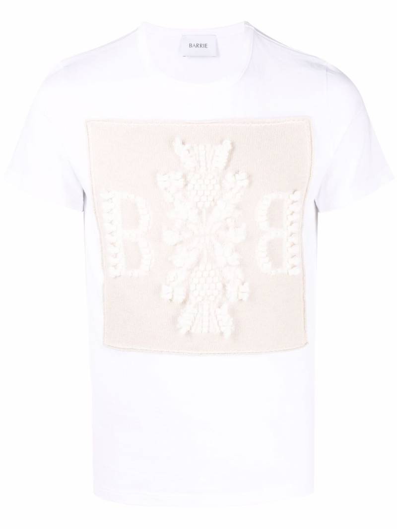 Barrie debossed-logo T-shirt - White von Barrie