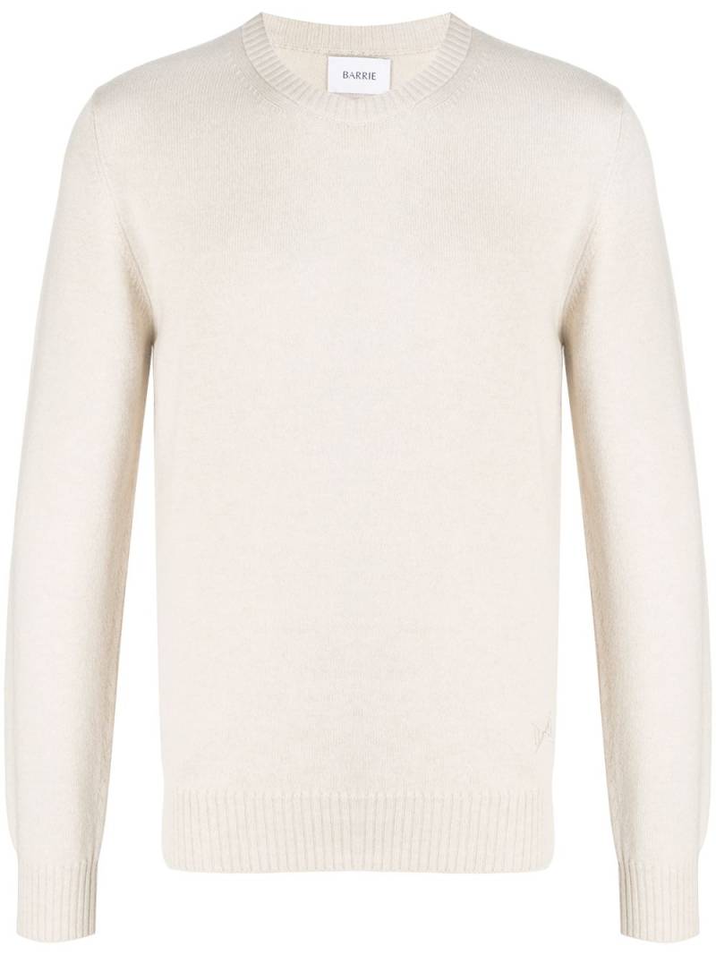 Barrie B Label cashmere jumper - Neutrals von Barrie