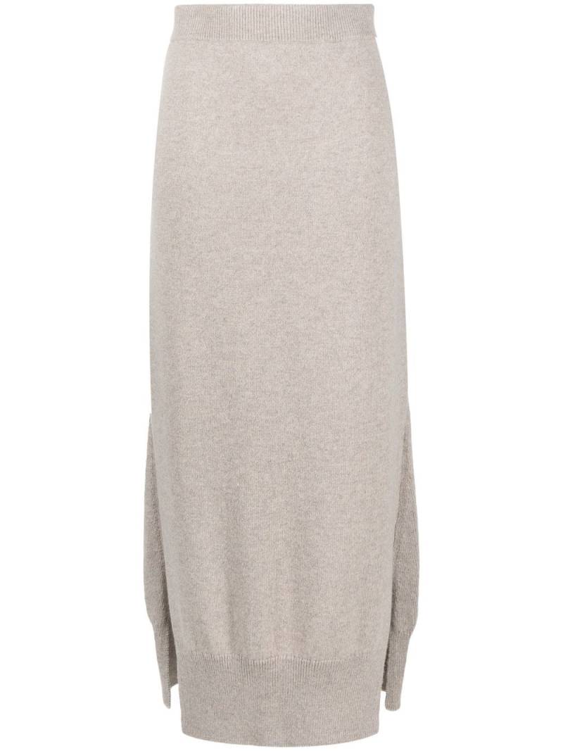 Barrie high-waisted knit skirt - Neutrals von Barrie