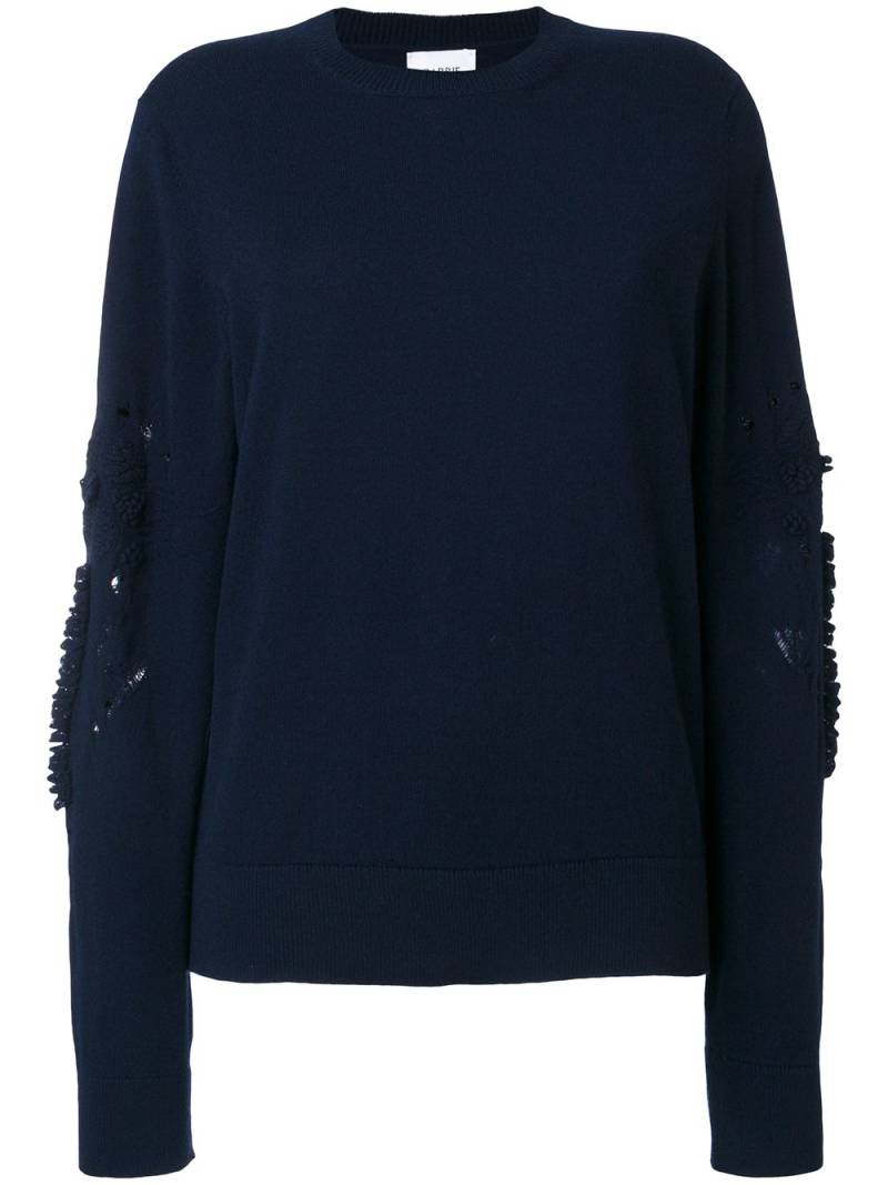 Barrie Romantic Timeless cashmere round neck pullover - Blue von Barrie