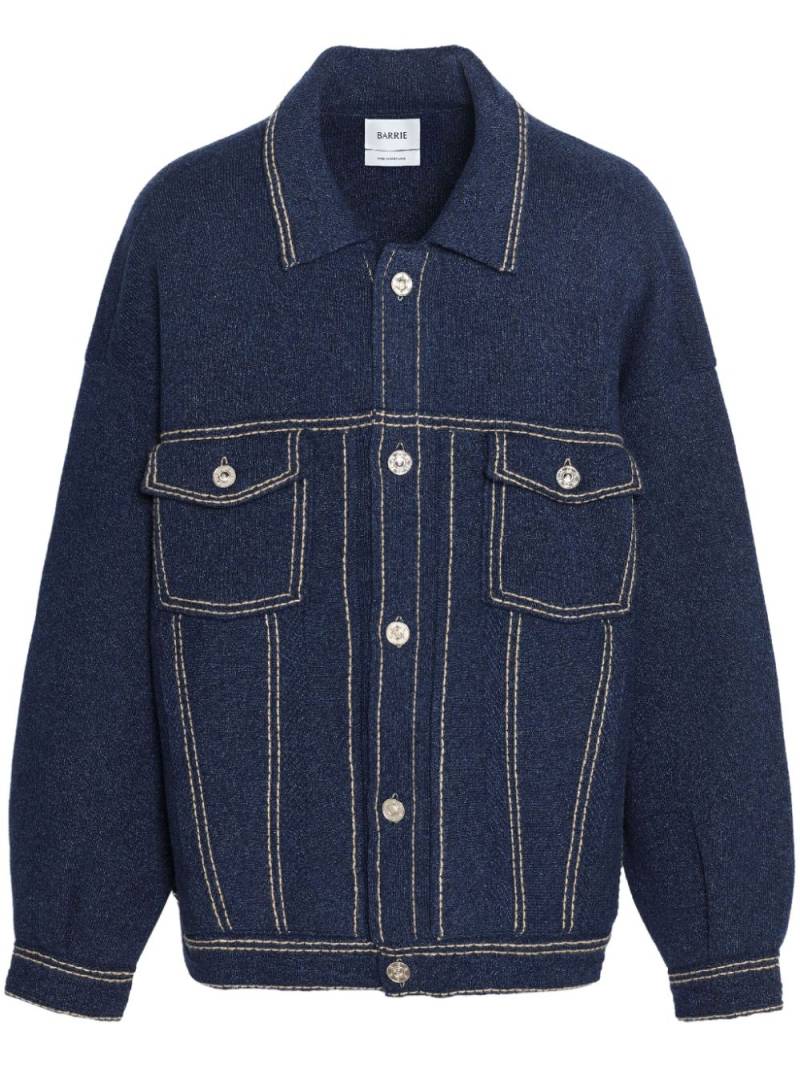 Barrie oversized denim jacket - Blue von Barrie