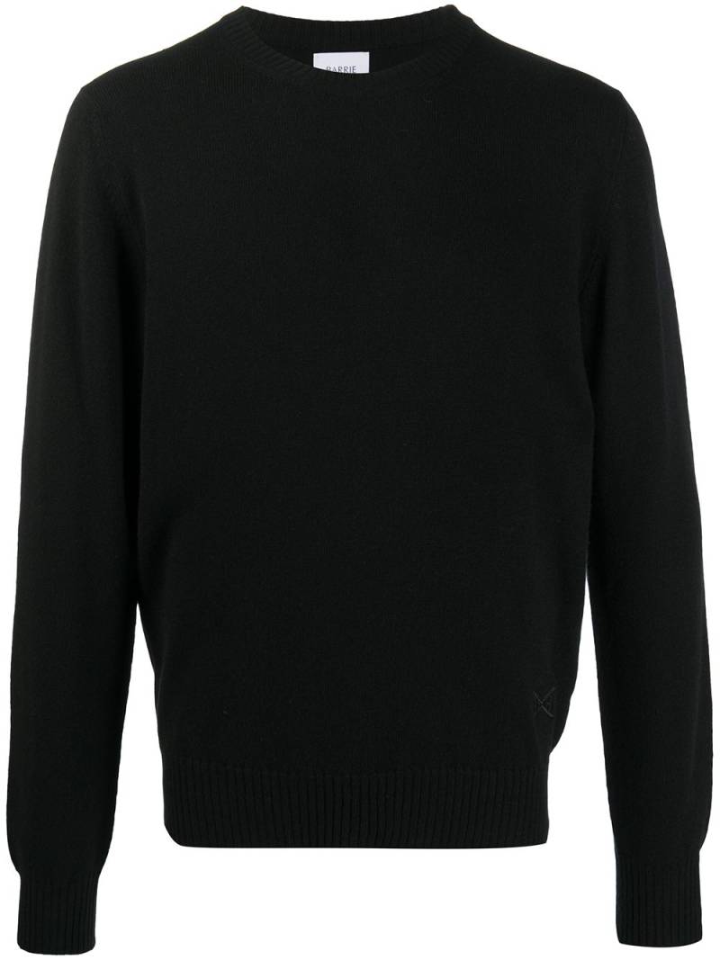 Barrie B Label cashmere jumper - Black von Barrie