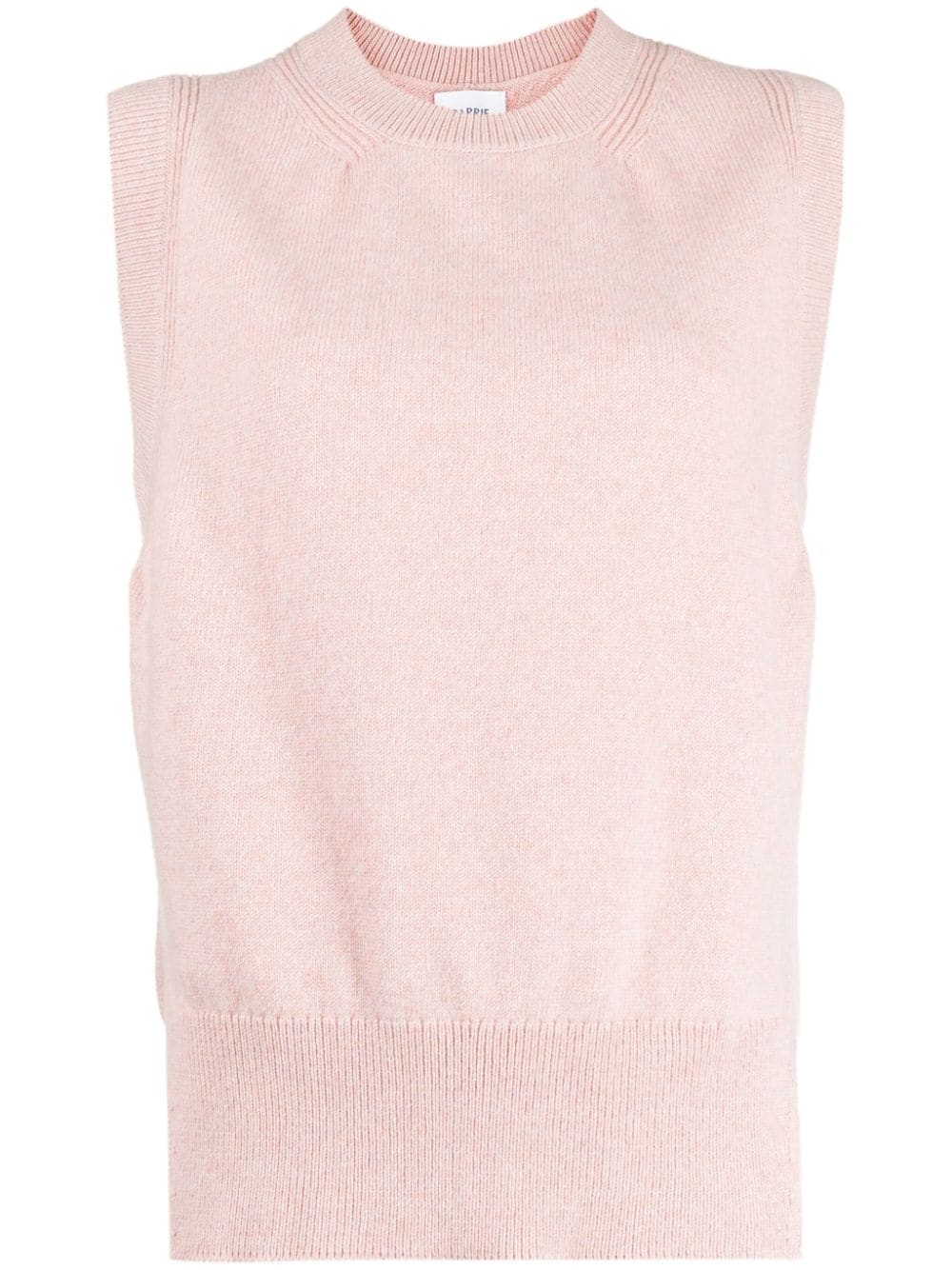 Barrie ribbed cashmere vest - Pink von Barrie