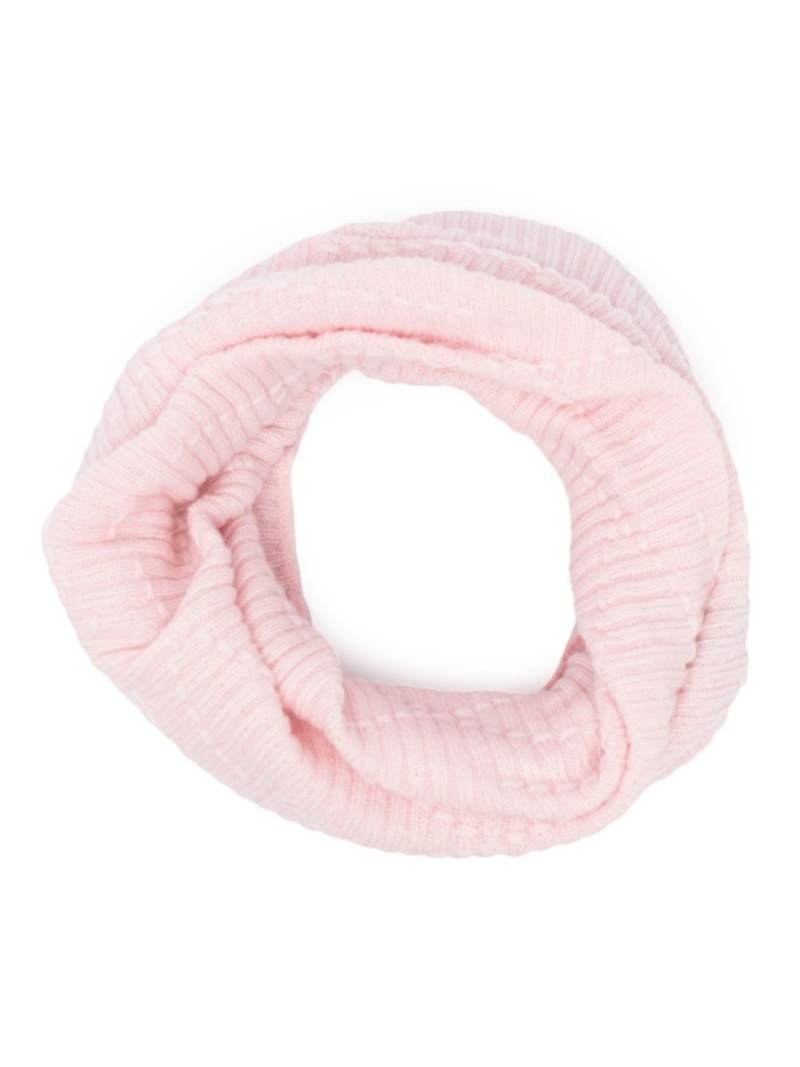 Barrie ribbed-knit cashmere snood - Pink von Barrie