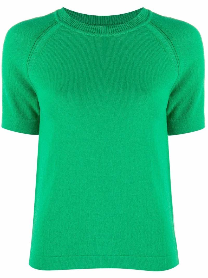 Barrie short-sleeve cashmere top - Green von Barrie