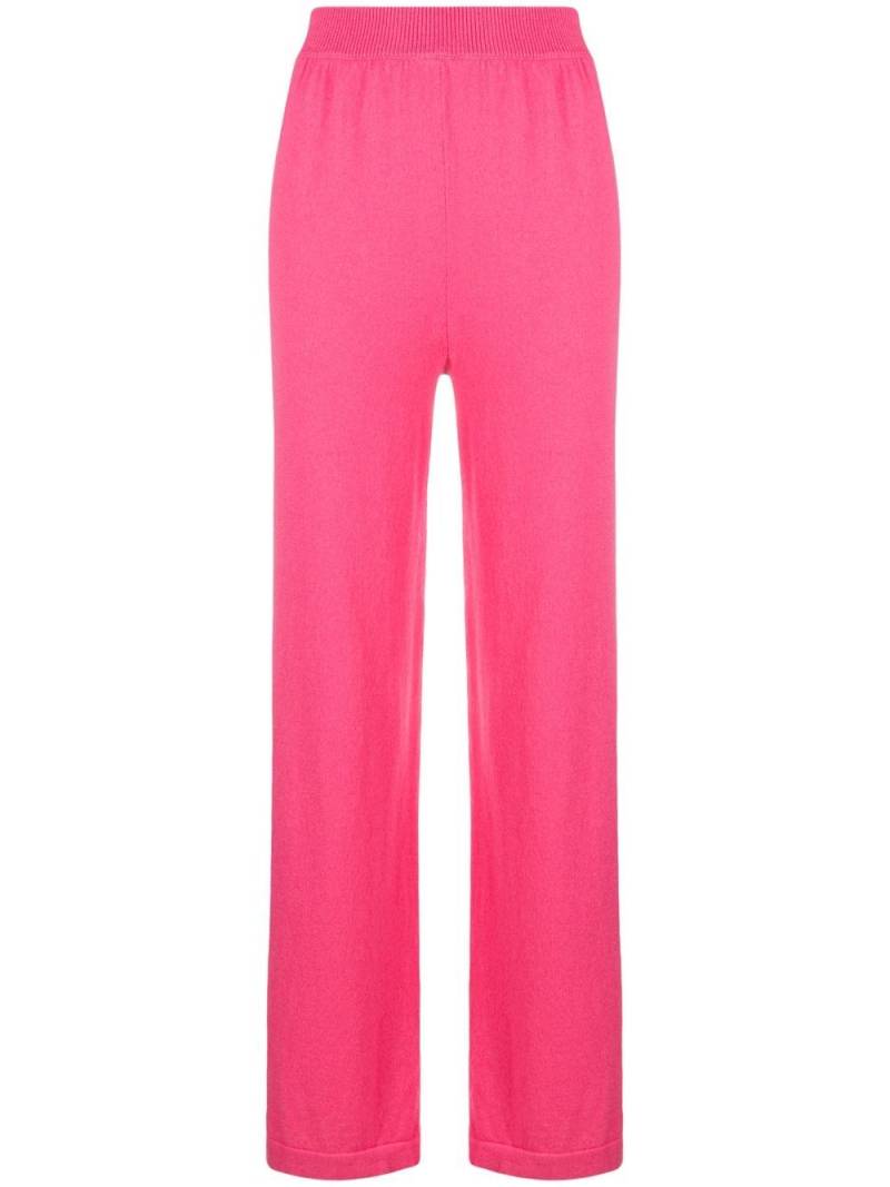 Barrie straight-leg knitted trousers - Pink von Barrie