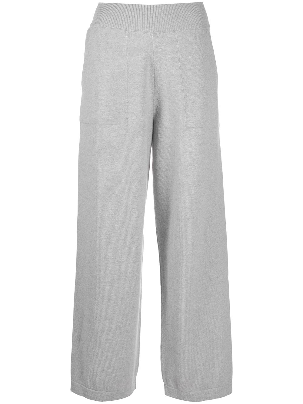 Barrie wide cashmere trousers - Grey von Barrie