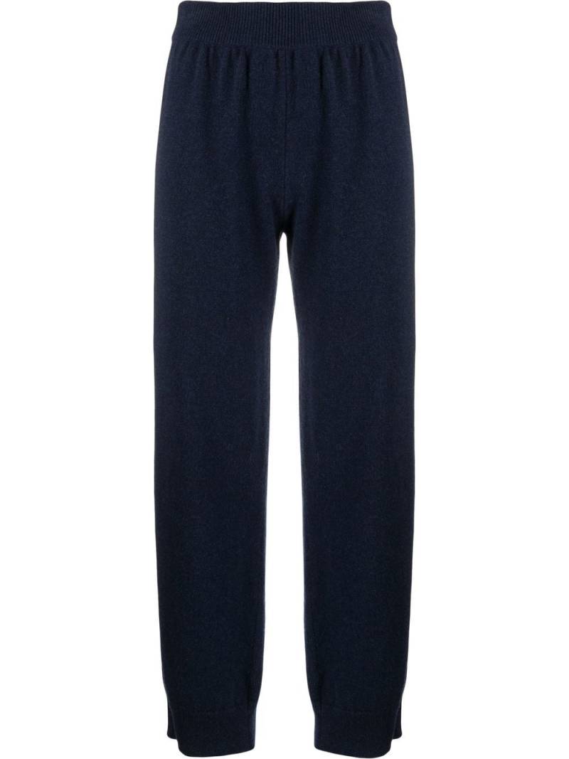 Barrie wide-leg cashmere trousers - Blue von Barrie