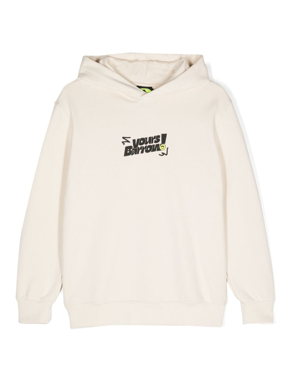 Barrow kids logo-print cotton hoodie - White von Barrow kids