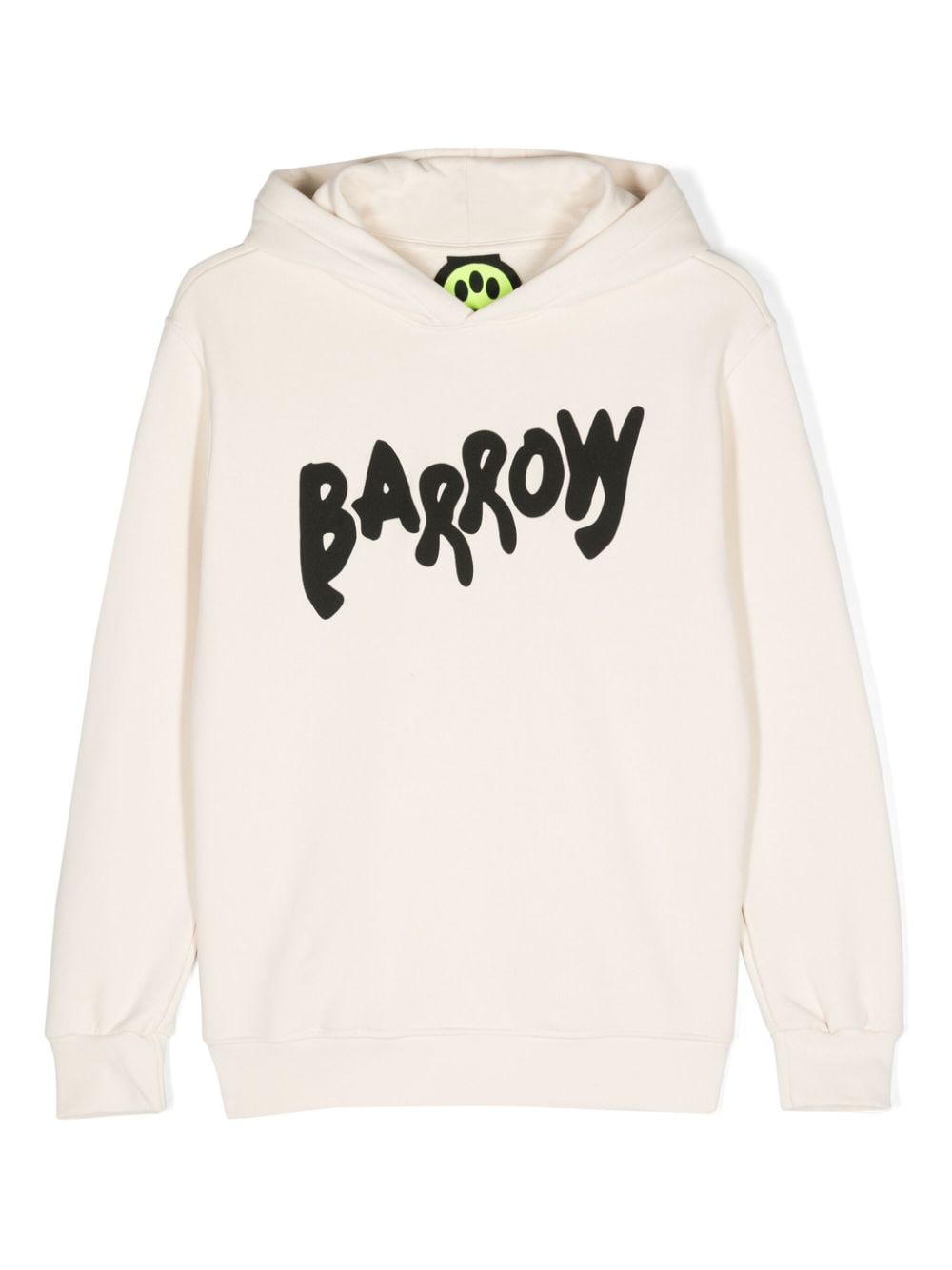 Barrow kids Smiley-print cotton hoodie - White von Barrow kids