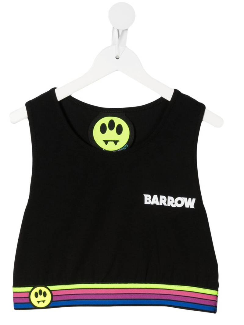 Barrow kids TEEN cropped logo top - Black von Barrow kids