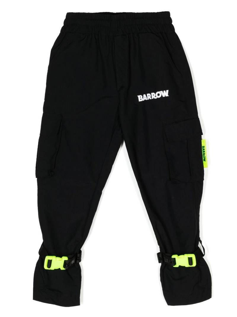 Barrow kids buckle-strap cuff trousers - Black von Barrow kids