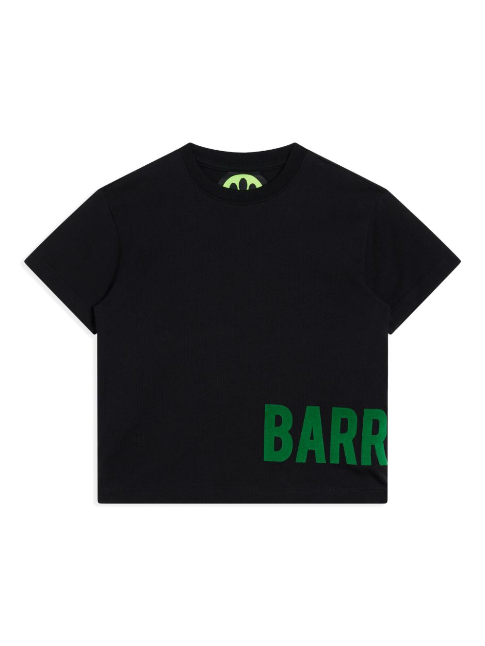 Barrow kids flocked-logo T-shirt - Black von Barrow kids