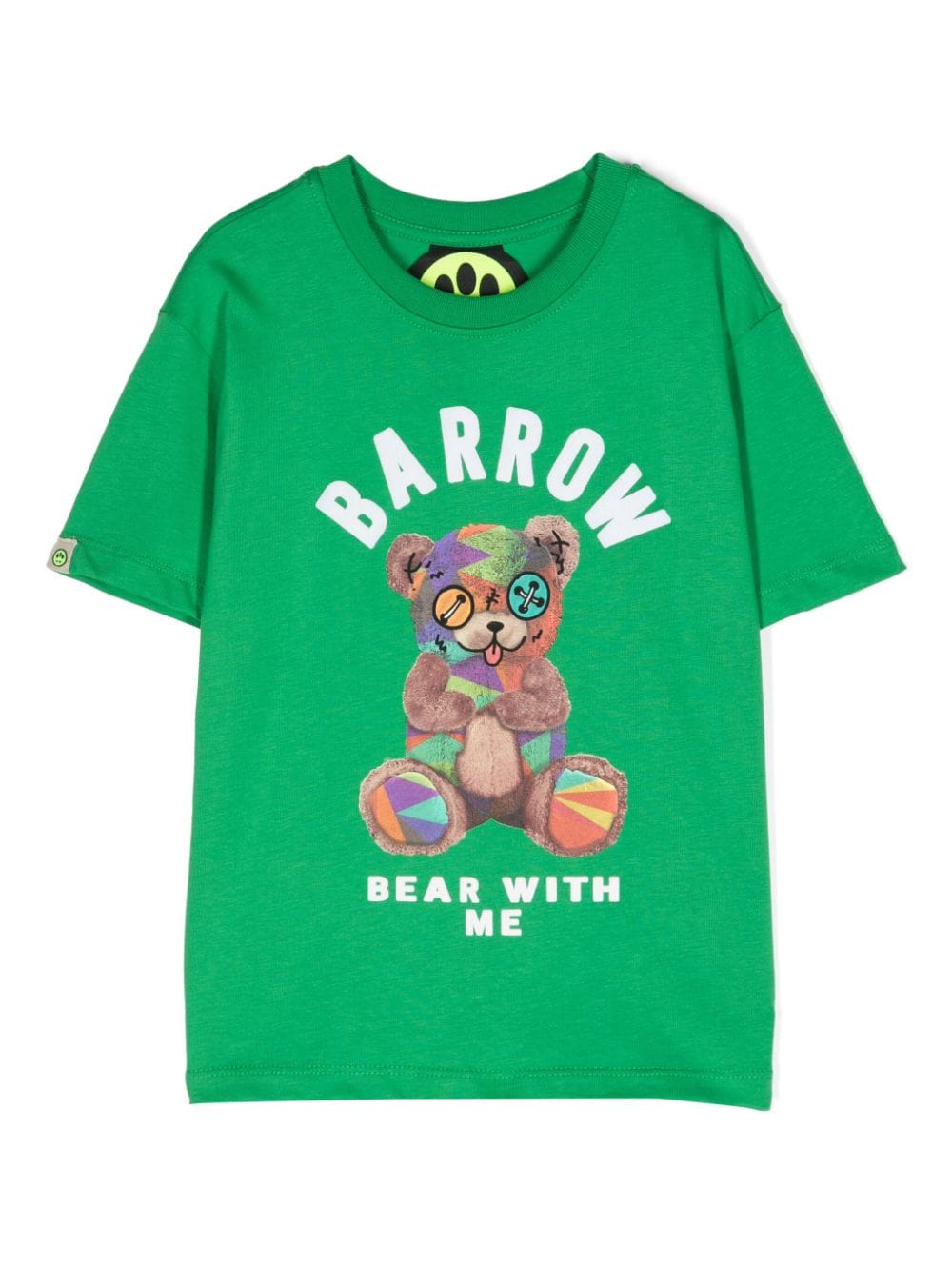 Barrow kids flocked-logo T-shirt - Green von Barrow kids