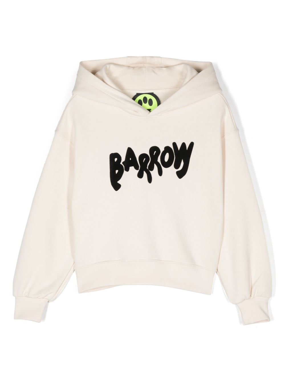 Barrow kids flocked-logo hoodie - Neutrals von Barrow kids