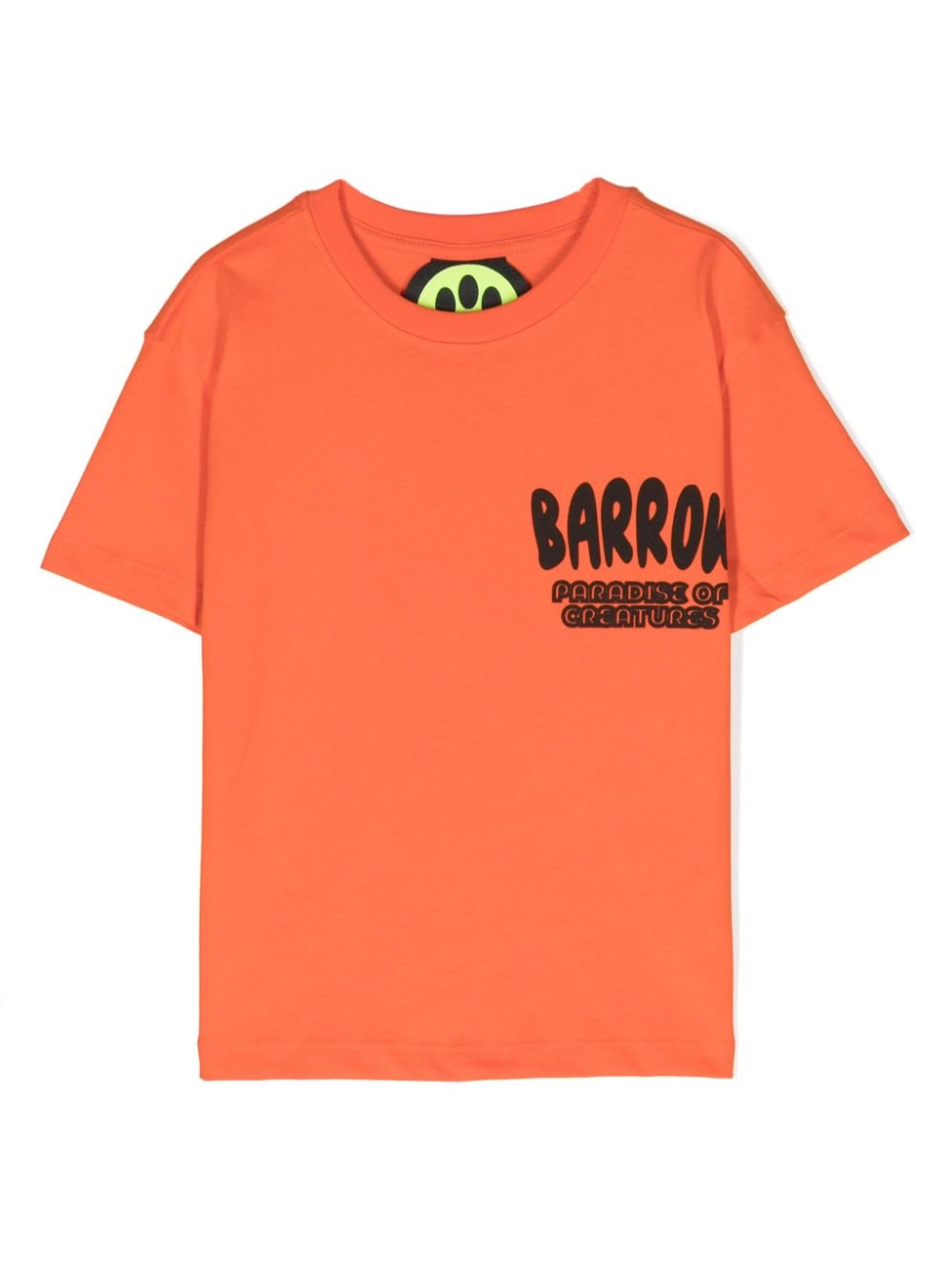 Barrow kids graphic-print cotton T-shirt - Orange von Barrow kids