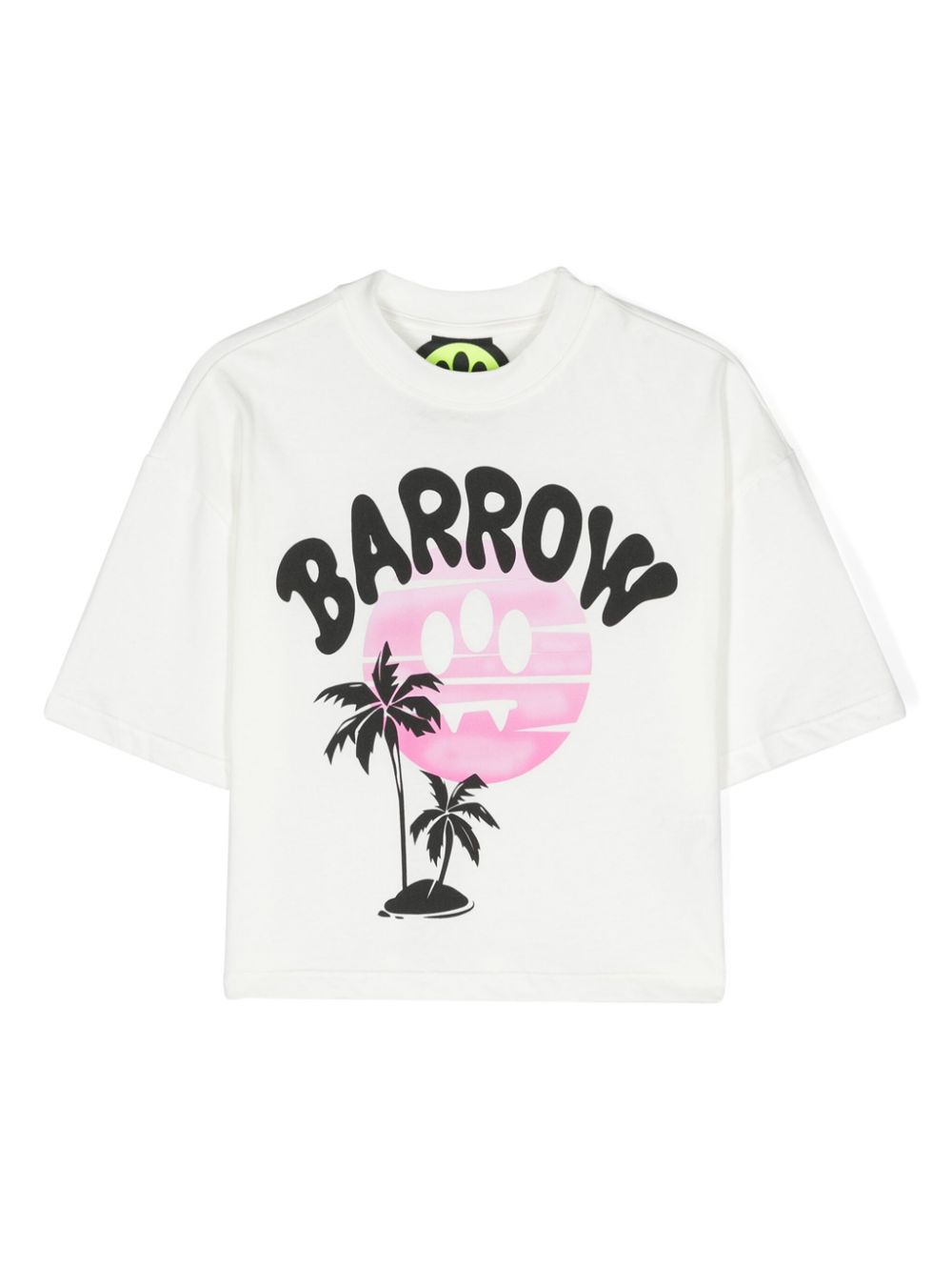 Barrow kids graphic-print cotton T-shirt - White von Barrow kids