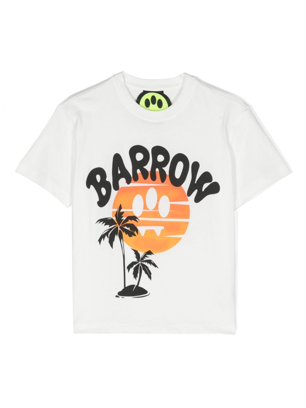 Barrow kids graphic-print cotton T-shirt - White von Barrow kids