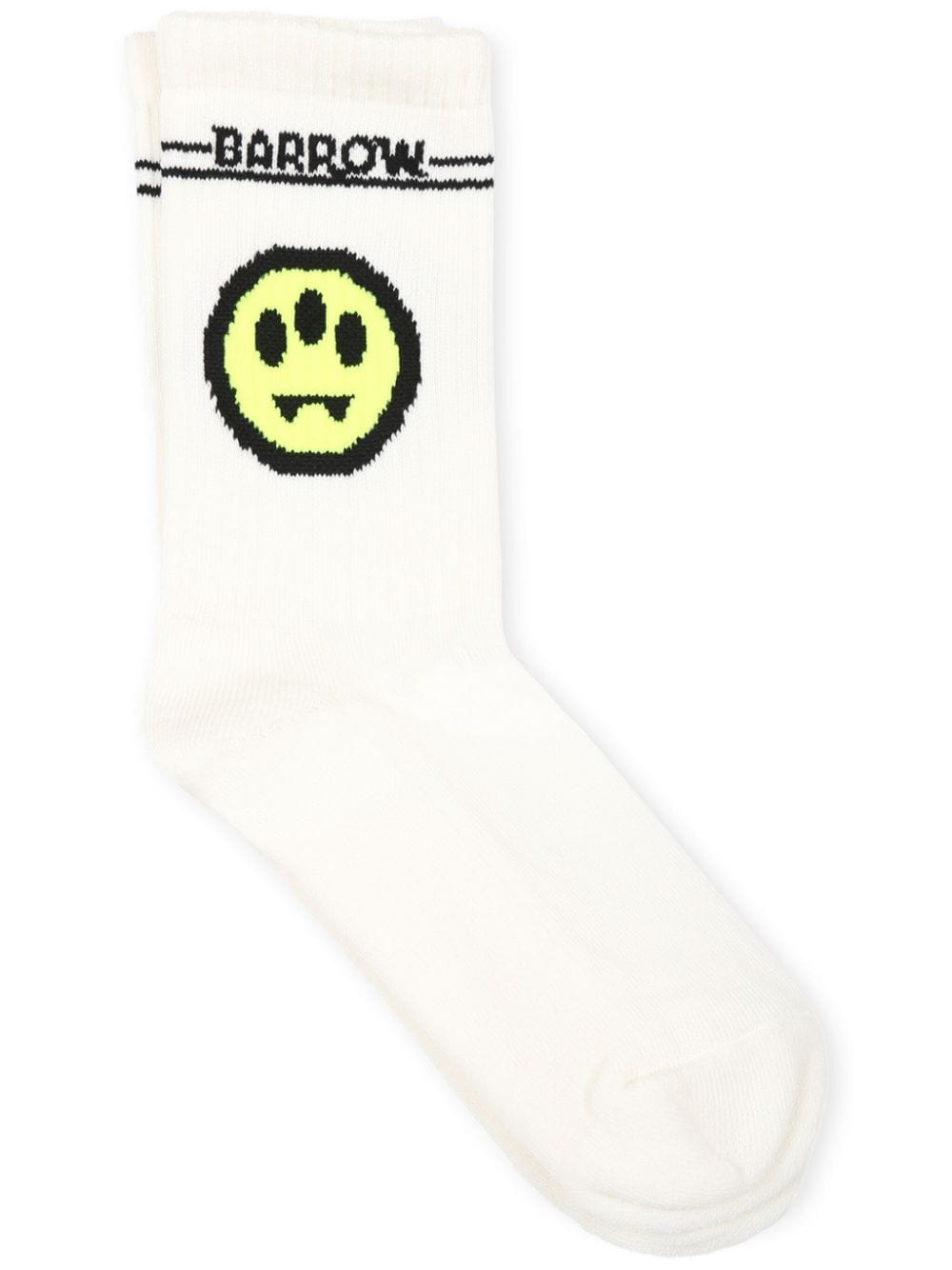 Barrow kids intarsia-knit logo socks - White von Barrow kids