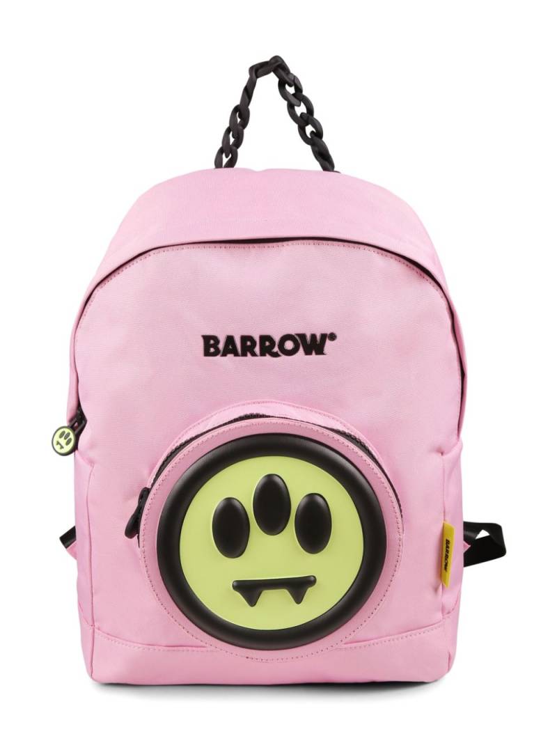 Barrow kids logo-appliqué backpack - Pink von Barrow kids