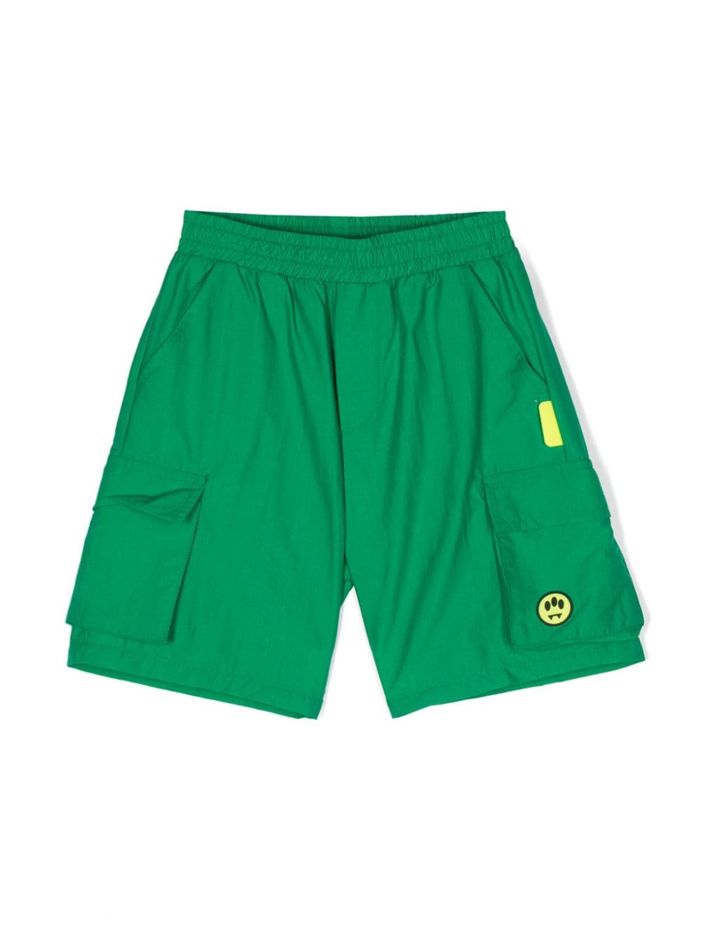 Barrow kids logo-appliqué cargo shorts - Green von Barrow kids