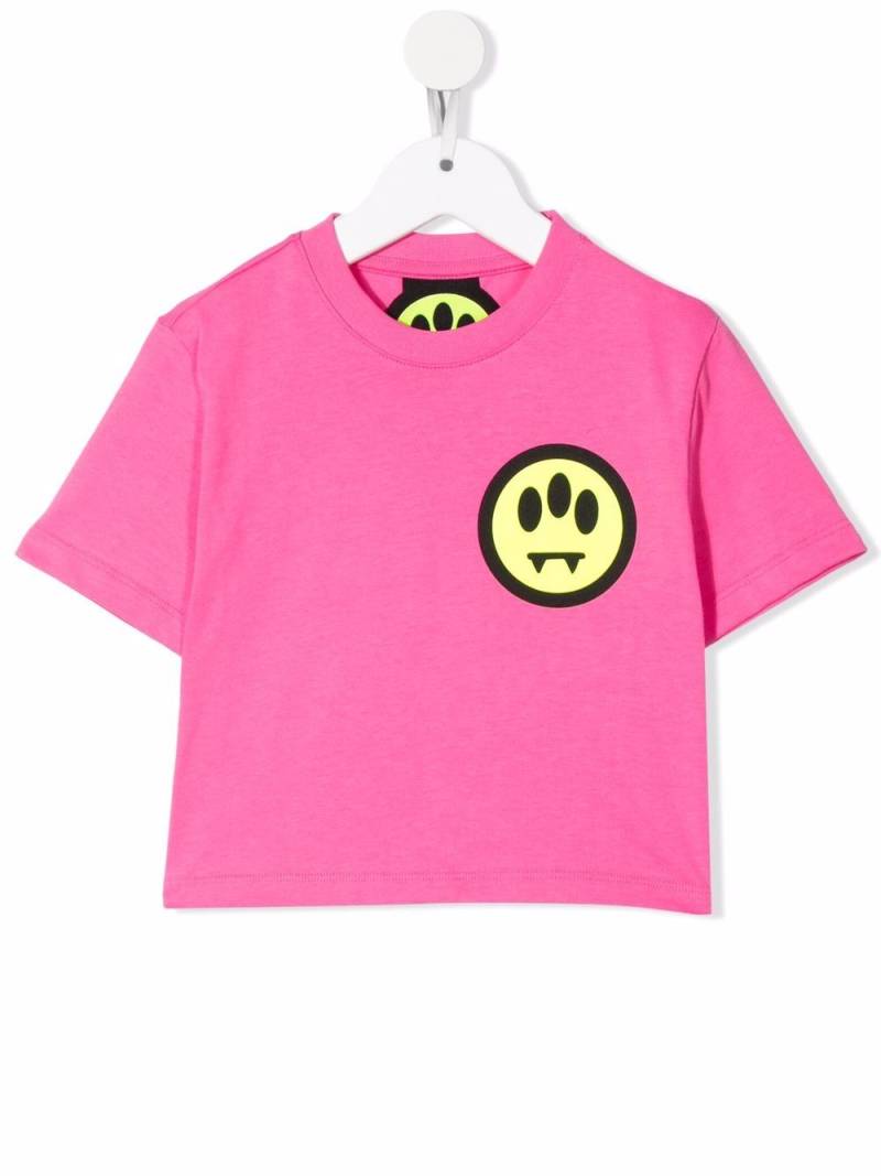 Barrow kids logo crew-neck T-shirt - Pink von Barrow kids