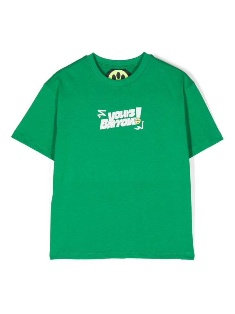 Barrow kids logo-print T-shirt - Green von Barrow kids