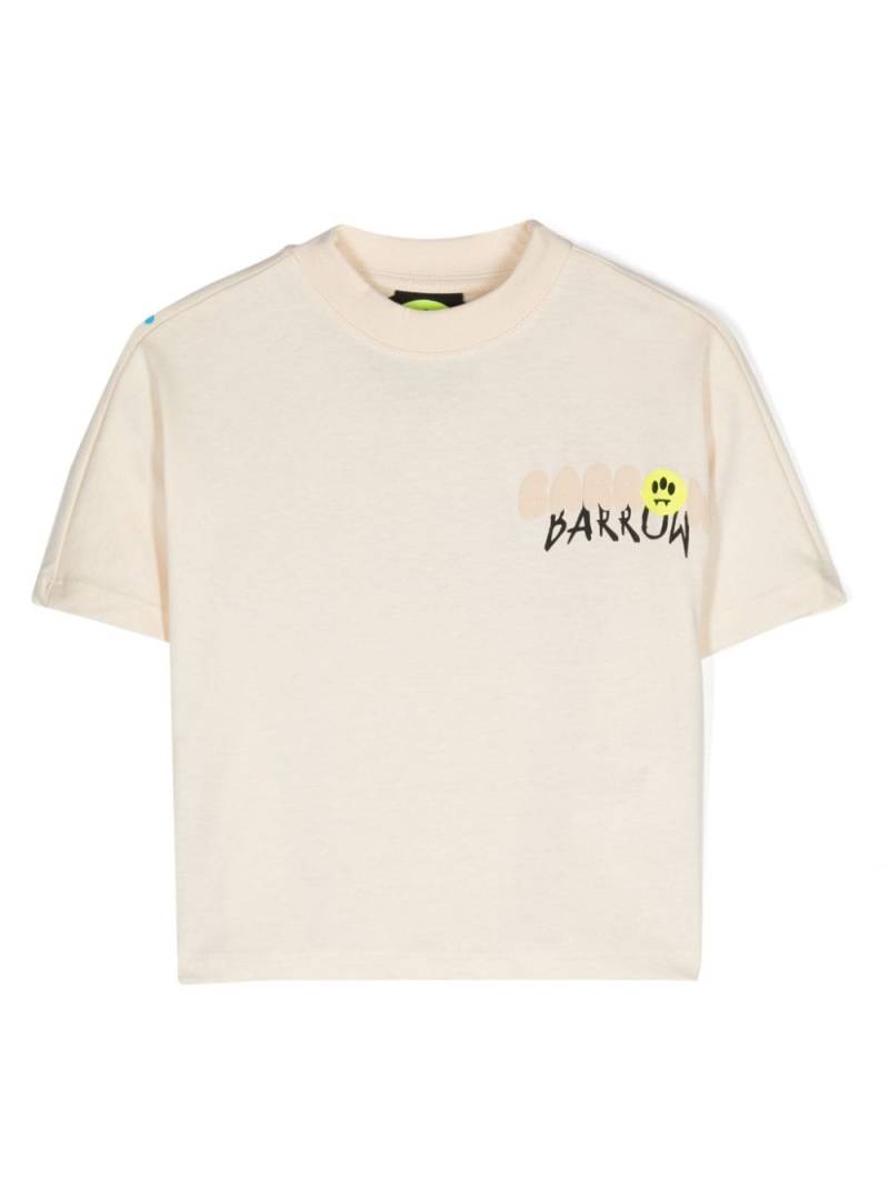 Barrow kids logo-print T-shirt - Neutrals von Barrow kids