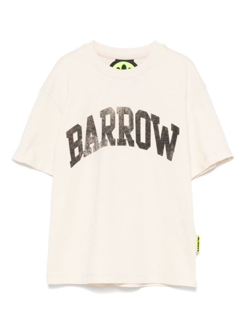 Barrow kids logo-print T-shirt - Neutrals von Barrow kids