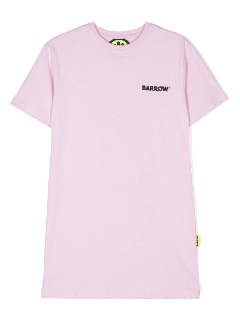 Barrow kids logo-print T-shirt dress - Pink von Barrow kids