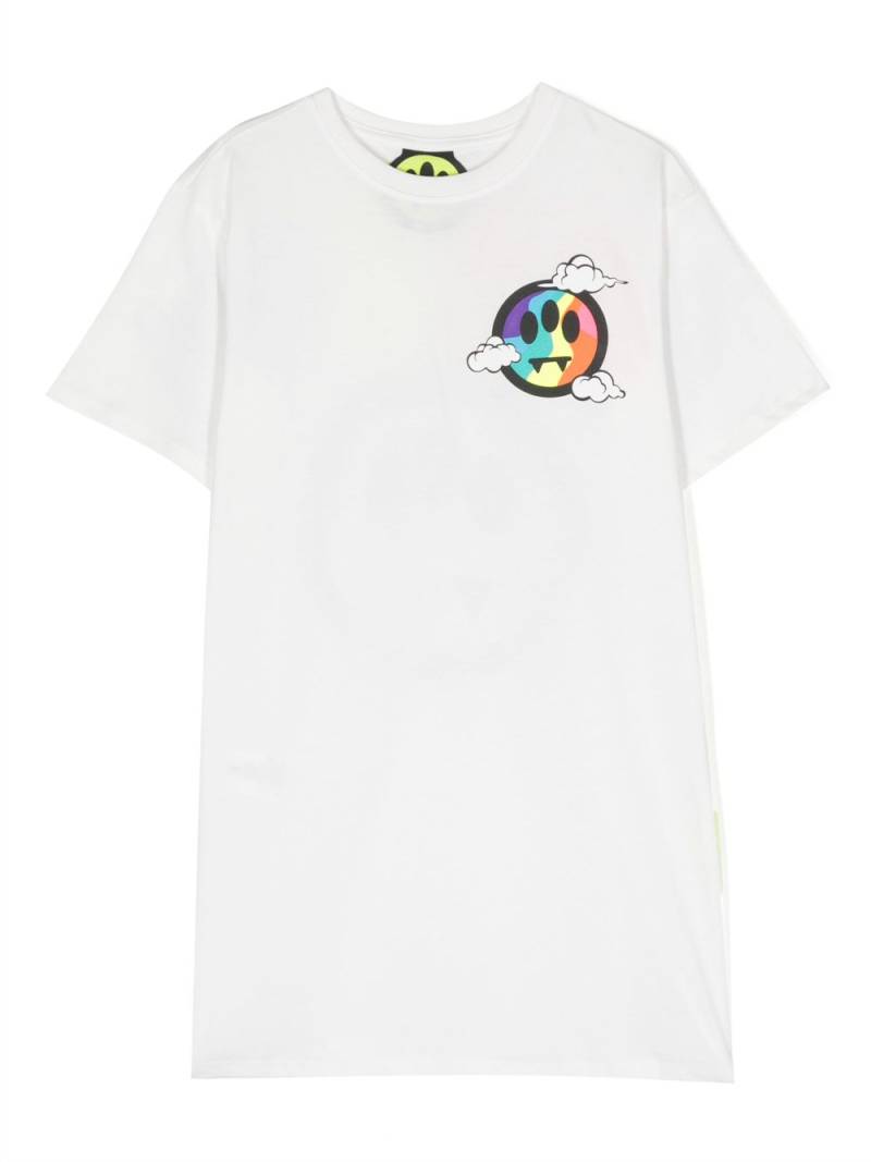 Barrow kids logo-print T-shirt dress - White von Barrow kids