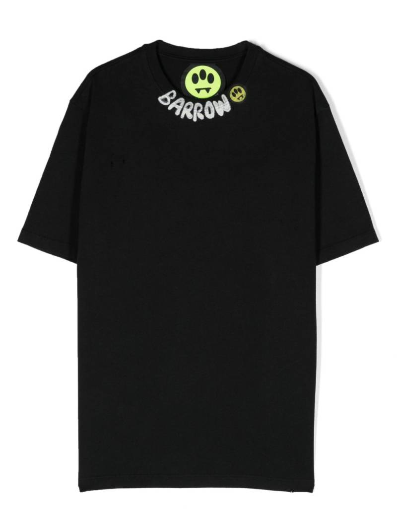 Barrow kids logo-print cotton T-shirt - Black von Barrow kids