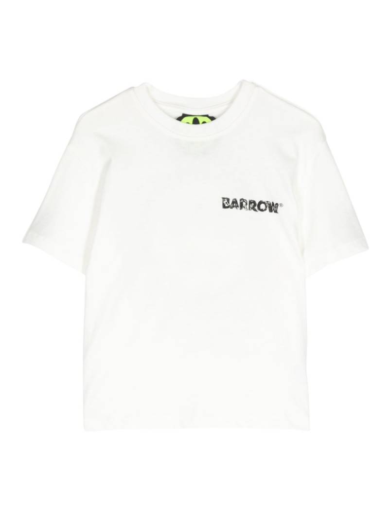 Barrow kids logo-print cotton T-shirt - White von Barrow kids