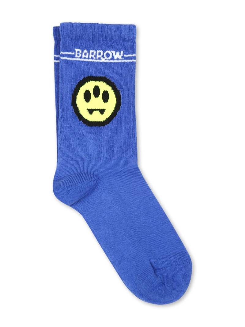 Barrow kids logo-print cotton-blend socks - Blue von Barrow kids