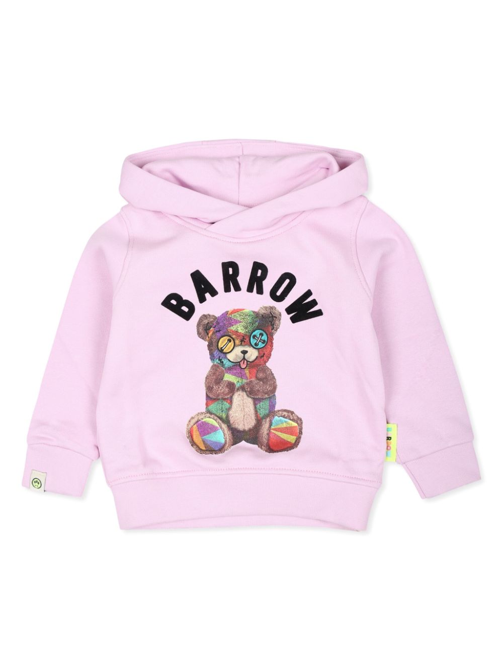 Barrow kids logo-print cotton hoodie - Pink von Barrow kids