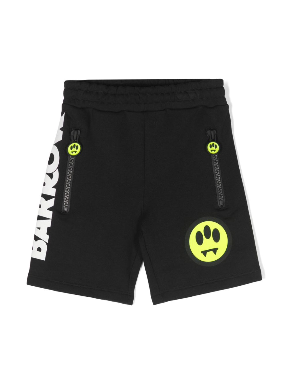 Barrow kids logo-print cotton shorts - Black von Barrow kids