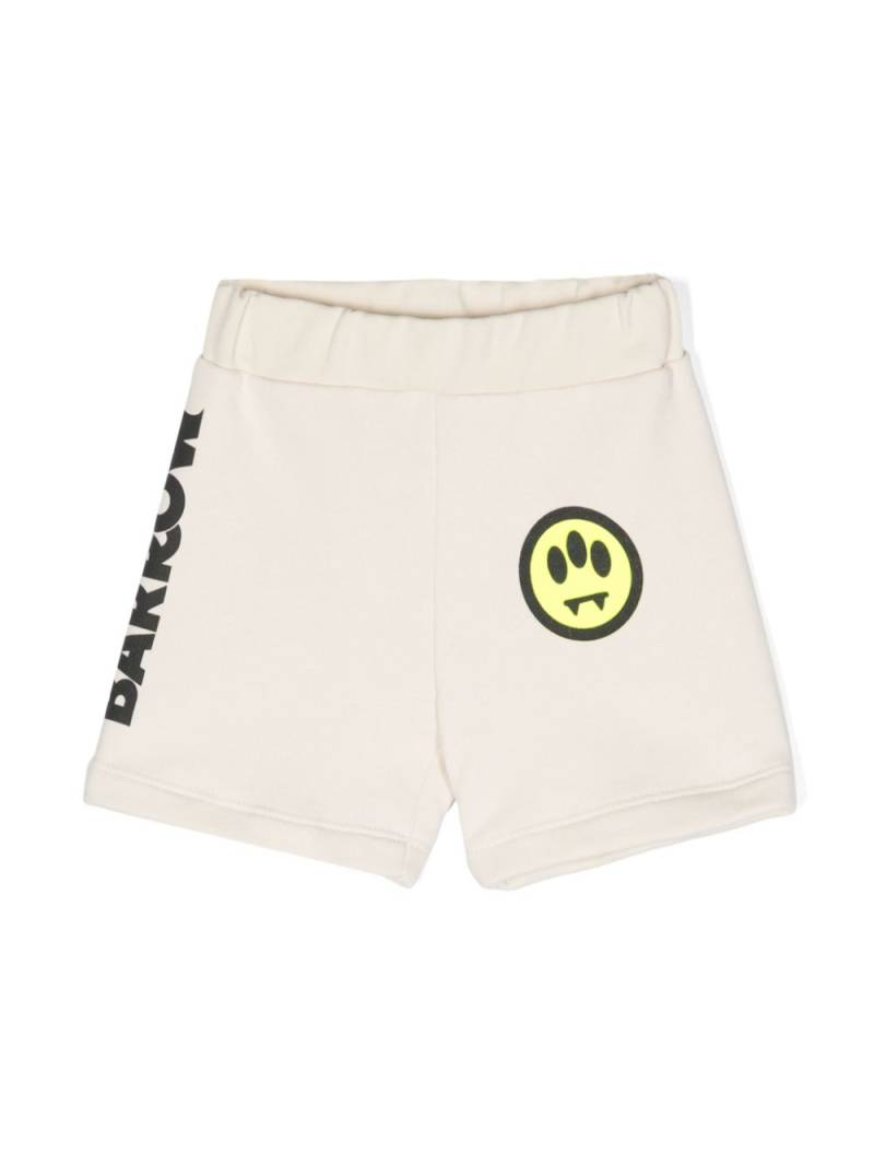 Barrow kids logo-print cotton shorts - Neutrals von Barrow kids