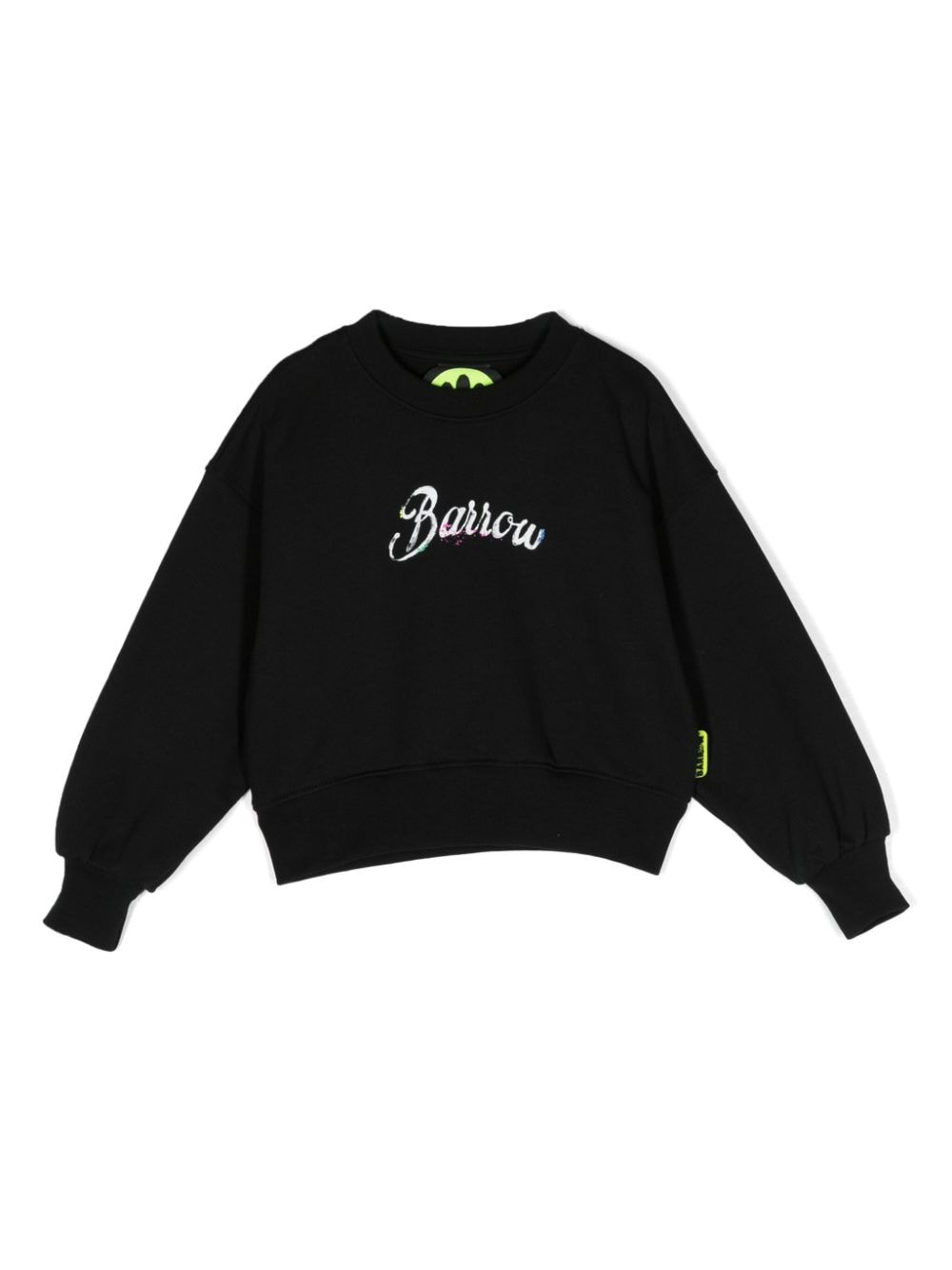 Barrow kids logo-print cotton sweatshirt - Black von Barrow kids